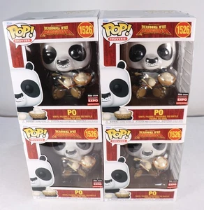 Lot 4 Funko Pop! Movies Kung Fu Panda 6" Po Entertainment Expo 2024 Box Damage - Picture 1 of 9