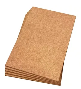 30 Sq. Ft. 2 Ft. Wide X 3 Ft. Long X 6Mm Thick Natural Cork Sound Dampening Unde - Picture 1 of 5