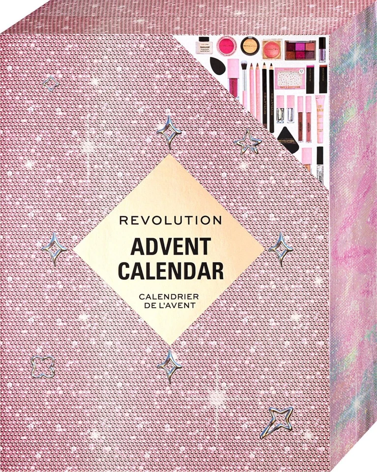 Women Makeup Revolution London Advent Calendar Christmas Toy Set Holiday Gift - Image 1 of 4