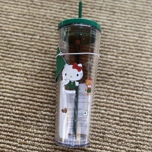 STARBUCKS HELLO KITTY COLD CUP 24 FL. OZ. 2025 - Picture 1 of 2