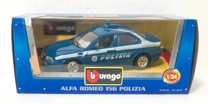 BBurago 0185 "Alfa Romeo 156 Polizia"  1/24 Die-cast e plastica - Foto 1 di 7