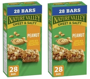 Nature Valley Granola Bars, Sweet and Salty Nut, Peanut, 28ct, 980g (2 Pack) - Picture 1 of 8