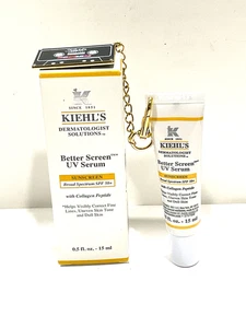 Kiehl's Better Screen UV Serum Facial Sunscreen SPF 50+ KeyChain - Travel 0.5oz - Picture 1 of 1