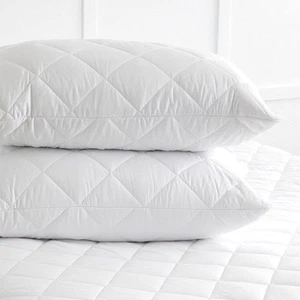 Quilted Pillow 2x 4x Pack Hotel Quality Bounce Back Deep Filled Pillows 29x19'' - Picture 1 of 16