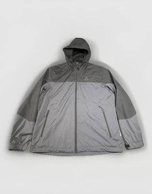 Gerry Jacket Mens Large Gray Mesh Lined Windbreaker Full Zip Hooded Ripstop - Image 1 of 4