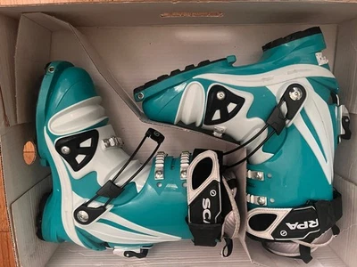 Botas de esquí Scarpa TX Pro WMN 12203-502: Mondo 250: UPC666898632671 Telemark USADAS Foto 1 de 4