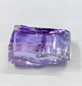 240 Ct Light Purple Zircon Rough Uncut Shape for Loose Gemstone - Picture 1 of 6