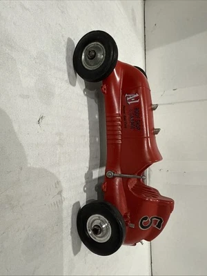 RAY COX THIMBLE DROME SPECIAL O-FOURTY-FIVE GAS TETHER CAR IN RED  1950s - Image 1 of 4