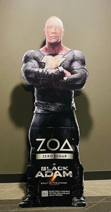 Black Adam ZOA Life Size Cardboard Cut Out 78”x25” - Picture 1 of 7