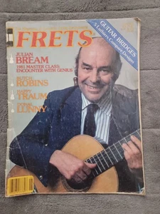 Frets Magazine Jun 1981 Julian Bream Cover - Picture 1 of 4