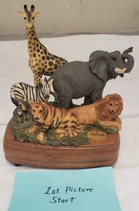 Westland Limited Edition Natures Images Zoo Animals Music Box - Picture 1 of 9