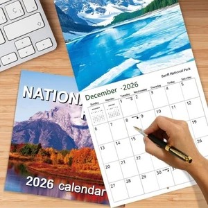Coated Paper Money Smarts for Kids Calendar 2026 Hanging Calendar - Picture 1 of 16