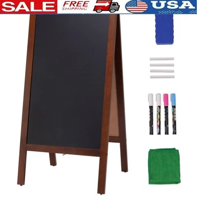 Magnetic Blackboard Menu Sign Wall Easel Durable Chalkboard Display Events New - Image 1 of 4