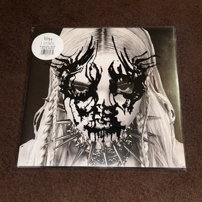 Poppy I Disagree Tour Exclusive Vinyl Blue, white, and black galaxy - Image 1 of 4