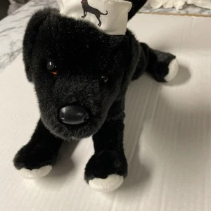 Douglas Black Lab Welpe Hund Plüsch mit Matrosenmütze 14 Zoll schwarzer Hund Martha’s Vineyard - Bild 1 von 10