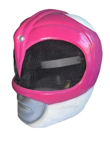 Power Rangers Rosa Ranger Casco Cosplay Replica MMPR Costume Prop - Foto 1 di 7