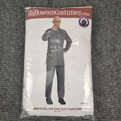 Deluxe Evil Adult Grey Suit Costume - Image 1 of 4