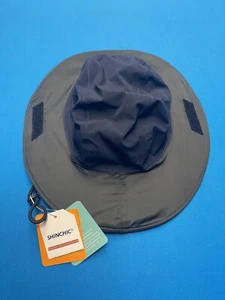 Shinchic Black UPF 50 Fleece Lined Hiking Safari Bucket Hat Mens Large New A1 - Picture 1 of 3