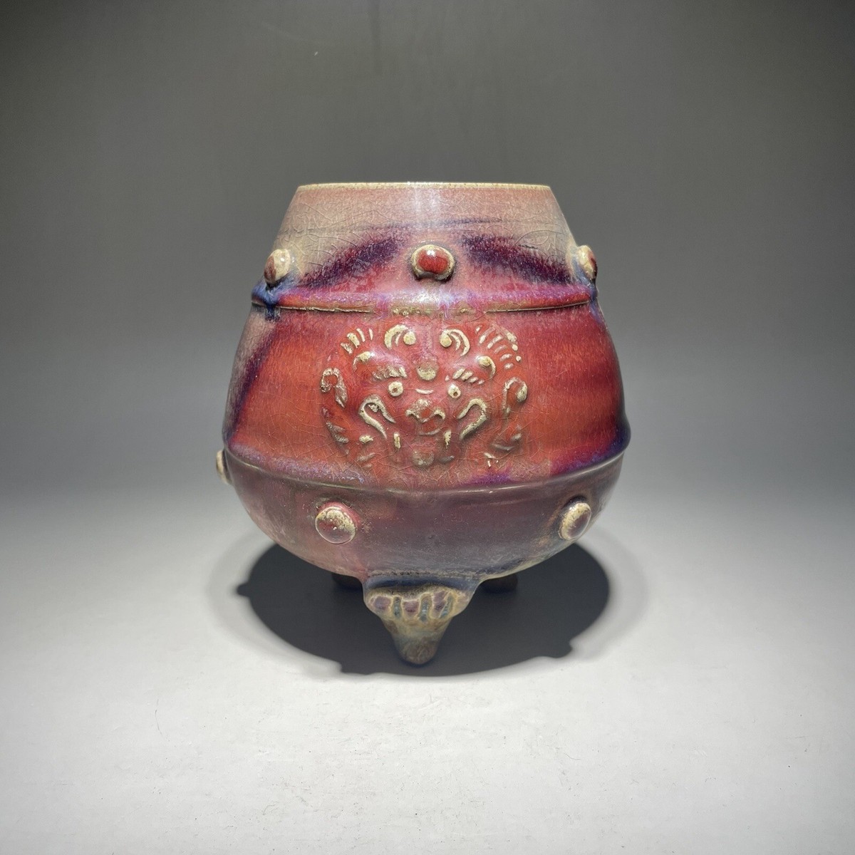 中国古玩 辰砂釉 小壺 【公式通販】