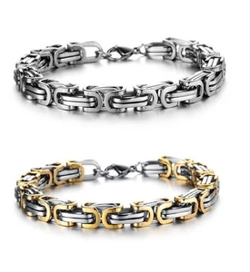 Pulsera de acero inoxidable de diseño para hombre brazalete elegante e individual 711 - Imagen 1 de 4