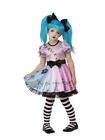 Little Blue Skelly Girl Child Costume - Small - Rubies