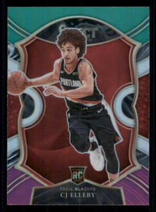 2020-21 Select Prizms Tri-Color #100 CJ Elleby - Picture 1 of 2