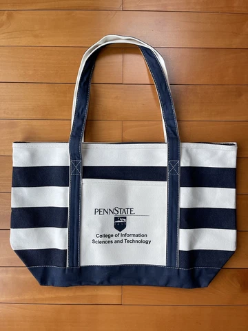 Officially Licensed Penn State Heavy Cotton Canvas Boat Tote Bag Cover