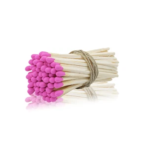 3" Inch Small Wooden Matchsticks for Home Decor Wedding Favors - Pink - Picture 1 of 4