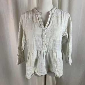 Blusa bohemia cottagecore Maeve Anthropologie para mujer pequeña Top Zoe - Imagen 1 de 8