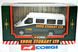 1:43 Corgi 58112 Famous FORD TRANSIT MINI BUS In EDDIE STOBART Ltd. Livery MIB - Picture 1 of 12