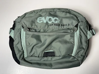 EVOC HIP Pack Race 3L Fanny Pack Waist Bag Sports Unisex NO BLADDER Green - Image 1 of 4