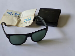 Extrem seltene Falt Sonnenbrille Ray Ban Folding WayFarer II mit B & L Gläsern !