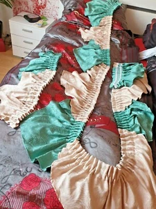 Gardinenvorhänge und Überhänge Grün, Beige - Bild 1 von 3