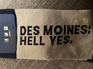 “Des moines hell yes!” Classic Socks By sock 101 - Picture 1 of 2