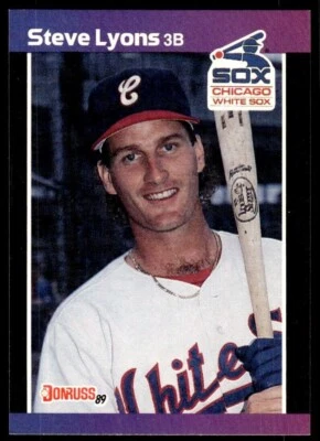 1989 Donruss Steve Lyons Chicago White Sox #253 - Image 1 of 2
