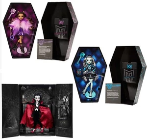 Monster High Skullector Puppen 3er Set - Clawdeen, Frankie Satein, Dracula - Bild 1 von 5