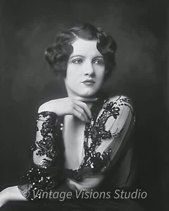 Flapper Girl - Ziegfeld Follies - Vintage años 20 - 16 x 20 FOTO PUBLICITARIA - Imagen 1 de 1