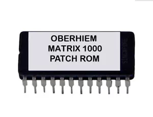 Oberheim Matrix 1000 ( Fixes Missing / Beschädigt Aufnäher ROM Eprom Ic Chip - Bild 1 von 2