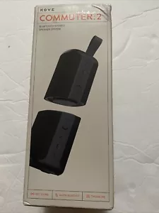 Kove Commuter 2- Portable Split Bluetooth Speaker- Water Resistant- Black - Picture 1 of 9