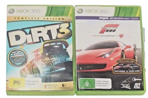 Dirt 3 Complete Edition & Fonza Motorsport 4 Xbox 360 PAL Complete With Manuals - Picture 1 of 11