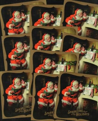 SPARKLING HOLIDAYS 10 SOUVENIR SHEETS COCA-COLA FOR SANTA USA 5336 FOREVER STAMP - Image 1 of 4
