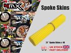 Wheel Spoke Protectors Yellow 21" fits Yamaha XT125 R 05-07