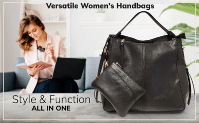 Georgia Johanna Hobo Handbags for women, Hobo bag with a bonus oversized Wrislet - Image 1 of 4