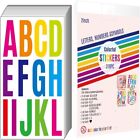 318Pcs Letter Letter Stickers Multi Color Alphabet Stickers  for House