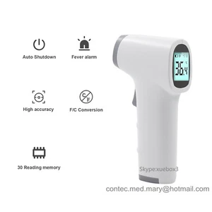 USA Termometro Senza Contatto Pistola Infrarossi Digitale Fronte Corpo Adulto Bambino NUOVO - Foto 1 di 12