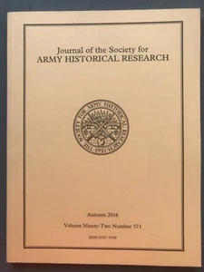 Journal of the Society for Army Historical Research, Autumn 2014, Vol 92, No 371 - Picture 1 of 5