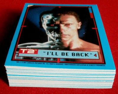 TERMINATOR: JUDGMENT DAY, T2 - Complete VINTAGE Base Set (44 Cards) - Topps 1991 - Image 1 of 4