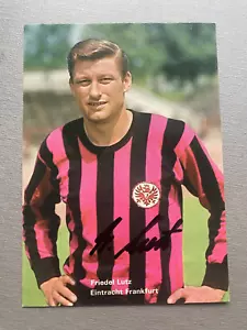 Friedel Lutz (†) DFB World Cup 1966 Aral66 Trading Card 10x15 Autograph - Picture 1 of 2