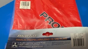 PROPELLER - LOAD WARNING - HAZARD - OVERSIZE - BOAT - MARINE - TOWING FLAG - Picture 1 of 1