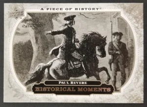 Carta Mazzo Superiore Paul Revere 2008 Momenti Storici #178 (NM) - Foto 1 di 2